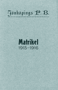 JPB Matrikel 1915-1916