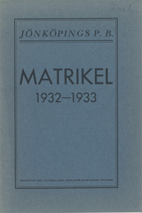 JPB Matrikel 1932-1933