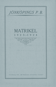 JPB Matrikel 1923-1924